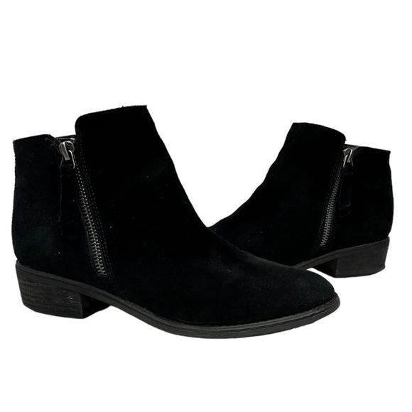 Blondo Black Suede Waterproof Booties Size 8 - Picture 1 of 9